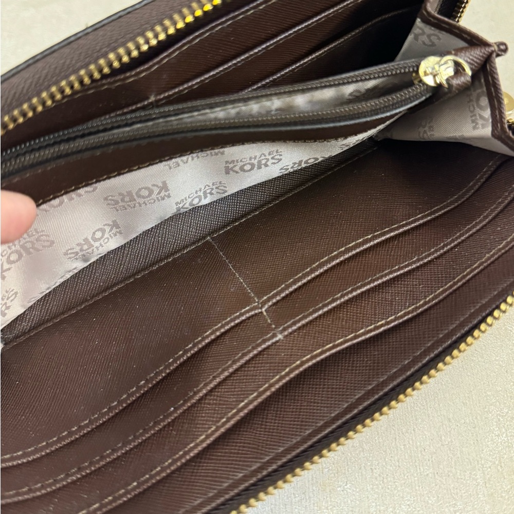 Michael Kors | Brown Python Embossed Genuine Leat… - image 6